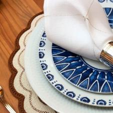 Prato de Sobremesa em Porcelana Vista Alegre Azure Lux 21cm: Charme e Delicadeza para Momentos Especiais