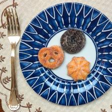 Prato de Sobremesa em Porcelana Vista Alegre Azure Lux 21cm: Charme e Delicadeza para Momentos Especiais