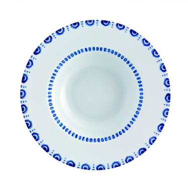 Prato Pasta em Porcelana Vista Alegre Azure Lux 24cm: Sofistica��o e Conforto para a Gastronomia Italiana