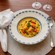 Prato Pasta em Porcelana Vista Alegre Azure Lux 24cm: Sofistica��o e Conforto para a Gastronomia Italiana