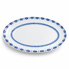 Travessa Oval em Porcelana Vista Alegre Azure Lux 25x16cm: O Toque de Requinte para Pequenas Por��es