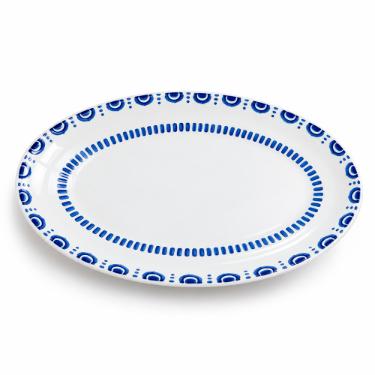 Travessa Oval em Porcelana Vista Alegre Azure Lux 25x16cm: O Toque de Requinte para Pequenas Por��es