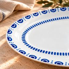 Travessa Oval em Porcelana Vista Alegre Azure Lux 25x16cm: O Toque de Requinte para Pequenas Por��es