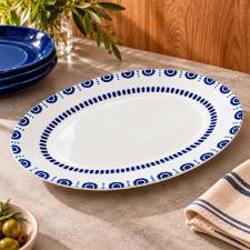 Travessa Oval em Porcelana Vista Alegre Azure Lux 36x27cm: A Pe�a Central para Banquetes Inesquec�veis