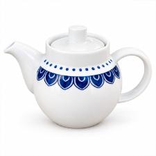 Bule Pequeno em Porcelana Vista Alegre Azure Lux 436ml: O Encanto do Ch� com o Toque da Arte Portuguesa