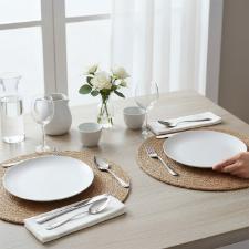 Aparelho de Jantar Vista Alegre Broadway White em Porcelana 42 Pe�as: O Auge do Minimalismo e Sofistica��o Moderna