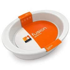Refrat�rio Oval em Porcelana Vista Alegre Fusion Branco 36x25cm: Do Forno � Mesa com Eleg�ncia e Resist�ncia