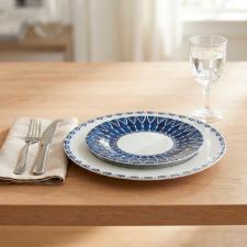 Vista Alegre Azure Lux Jogo de Jantar em porcelana 18 pe�as