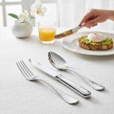 Faqueiro em A�o Inox Saint James Splendor 130 Pe�as: Servi�o Completo com Talheres de Peixe e Design de Luxo