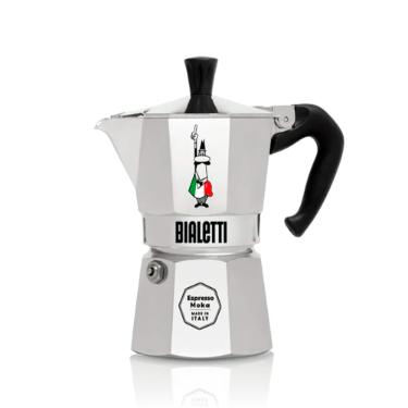 Cafeteira Moka Express Bialetti com Omino Colorido 6 X�caras: Tradi��o e Design Italiano