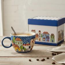 X�cara Jumbo Egan Italy Paese Mio 460ml Azul: O Charme do Design Italiano em Porcelana