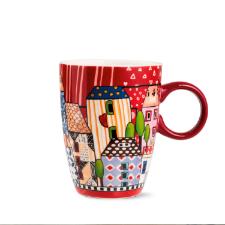 Caneca Mug em Porcelana Egan Italy Paese Mio 430ml Vermelha: Charme Europeu e Arte � Mesa