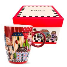 Caneca Mug em Porcelana Egan Italy Paese Mio 430ml Vermelha: Charme Europeu e Arte � Mesa