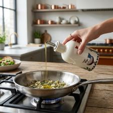 Garrafa de Azeite ou Vinagre em Porcelana Egan Cocorico 470ml: Grandiosidade e Charme no seu Galheteiro