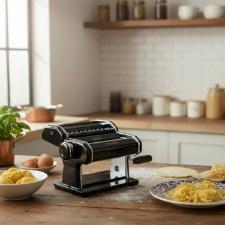 M�quina de Macarr�o Marcato Atlas 150 Plus 4 Massas Preta: �cone do Design e da Gastronomia Italiana