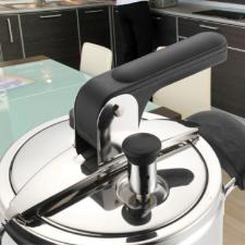 Panela de Press�o em A�o Inox Barazzoni Am�lia+ 3,5 litros com Fundo Triplo: Alta Performance e Seguran�a Italiana