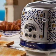 Torradeira El�trica Ariete 155 Capri para 2 Fatias 220v: O Estilo Vintage com 6 N�veis de Tostagem e 750W