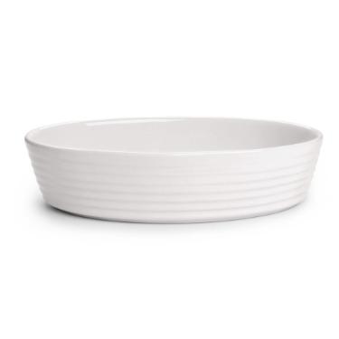 Assadeira Oval em Cer�mica Gourmet 31cm White Jomafe