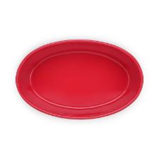 Assadeira Oval em Cer�mica Gourmet 31cm Vermelha Jomafe