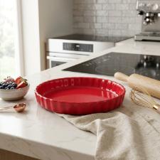 Tarteira De Cer�mica Gourmet Vermelha 28cm Jomafe