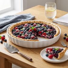 Tarteira De Cer�mica Gourmet White 24cm Jomafe