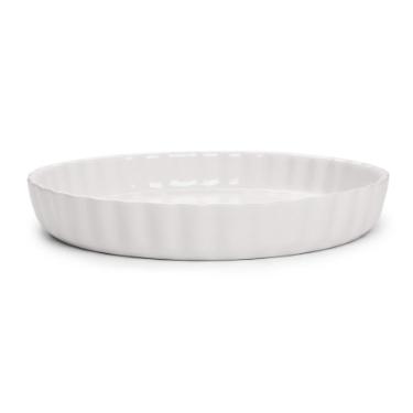 Tarteira De Cer�mica Gourmet White 28cm Jomafe