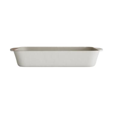Assadeira Retangular De Cer�mica Com Asas Jomafe Sand Stone 25cm