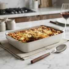 Assadeira Retangular De Cer�mica Com Asas Jomafe Sand Stone 30cm