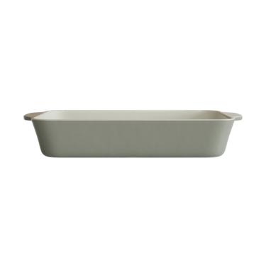 Assadeira Retangular Cer�mica Jomafe Olive Stone 25cm