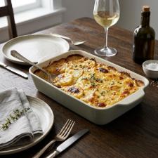 Assadeira Retangular Cer�mica Jomafe Olive Stone 34cm