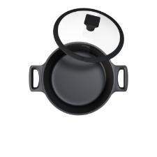 Ca�arola De Alum�nio Com Tampa Jomafe Omega 24cm Preta