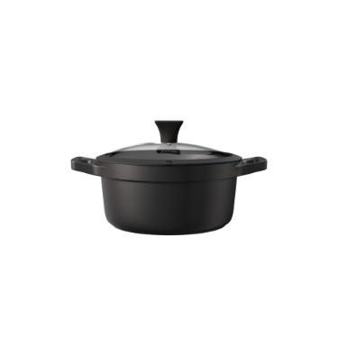 Ca�arola de Alum�nio com Tampa Jomafe Omega 20cm Preta: Tecnologia e Performance na Cozinha