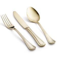 Faqueiro Saint James Belle Inox Champagne Gold 101 Pe�as: Luxo Contempor�neo e Acabamento Refinado
