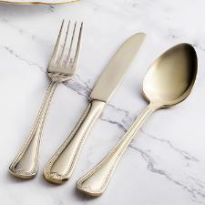 Faqueiro Saint James Belle Inox Champagne Gold 101 Pe�as: Luxo Contempor�neo e Acabamento Refinado