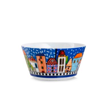 Bowl em Porcelana Egan Italy Paese Mio 420ml Azul: Charme e Tradi��o Italiana � Mesa
