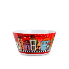 Bowl em Porcelana Egan Italy Paese Mio 420ml Vermelho: Charme e Tradi��o Italiana � Mesa
