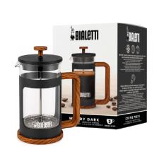 Cafeteira French Press Bialetti Woody 350ml Preta: Design Minimalista e Caf� Gourmet