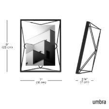 Umbra Prisma Porta-Retrato de Metal Preto 13x18cm