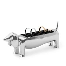 Umbra Dachsie Porta-An�is de Metal Cromado 14cm
