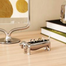 Umbra Dachsie Porta-An�is de Metal Cromado 14cm