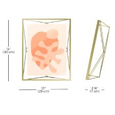 Umbra Prisma Porta-Retrato de Metal Dourado 20x25cm
