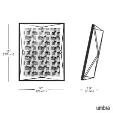 Umbra Prisma Porta-Retrato de Metal Preto 20x25cm