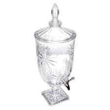 Dispenser / Suqueira em cristal ecol�gico Wolff Brandon 4,5 litros: Impon�ncia e Brilho no Servir