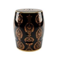 Banqueta Seat Garden em Cer�mica China Shopping Imperial Black 45x32cm: Sofistica��o e Luxo Contempor�neo
