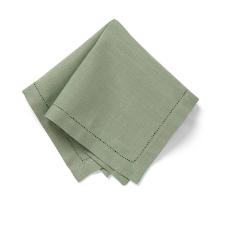 Jogo de 4 Guardanapos de Tecido Copa&Cia Tekapo Verde S�lvia 45x45cm