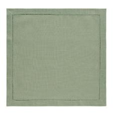 Jogo de 4 Guardanapos de Tecido Copa&Cia Tekapo Verde S�lvia 45x45cm