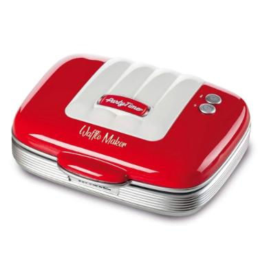 M�quina de Waffle Ariete 1973 Retr� Party Time 700W 127V: Charme Vintage e Sabor Gourmet