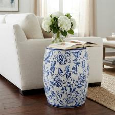 Banqueta Seat Garden em Cer�mica China Shopping Pe�nia Imperial 45x32cm