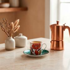 Jogo de 6 X�caras para Caf� Vista Alegre Lotus em Porcelana: Eleg�ncia no Seu Caf�