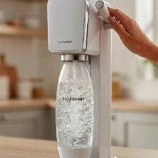 M�quina de Gaseificar �gua Sodastream Art Branca com Cilindro e Garrafa 1L